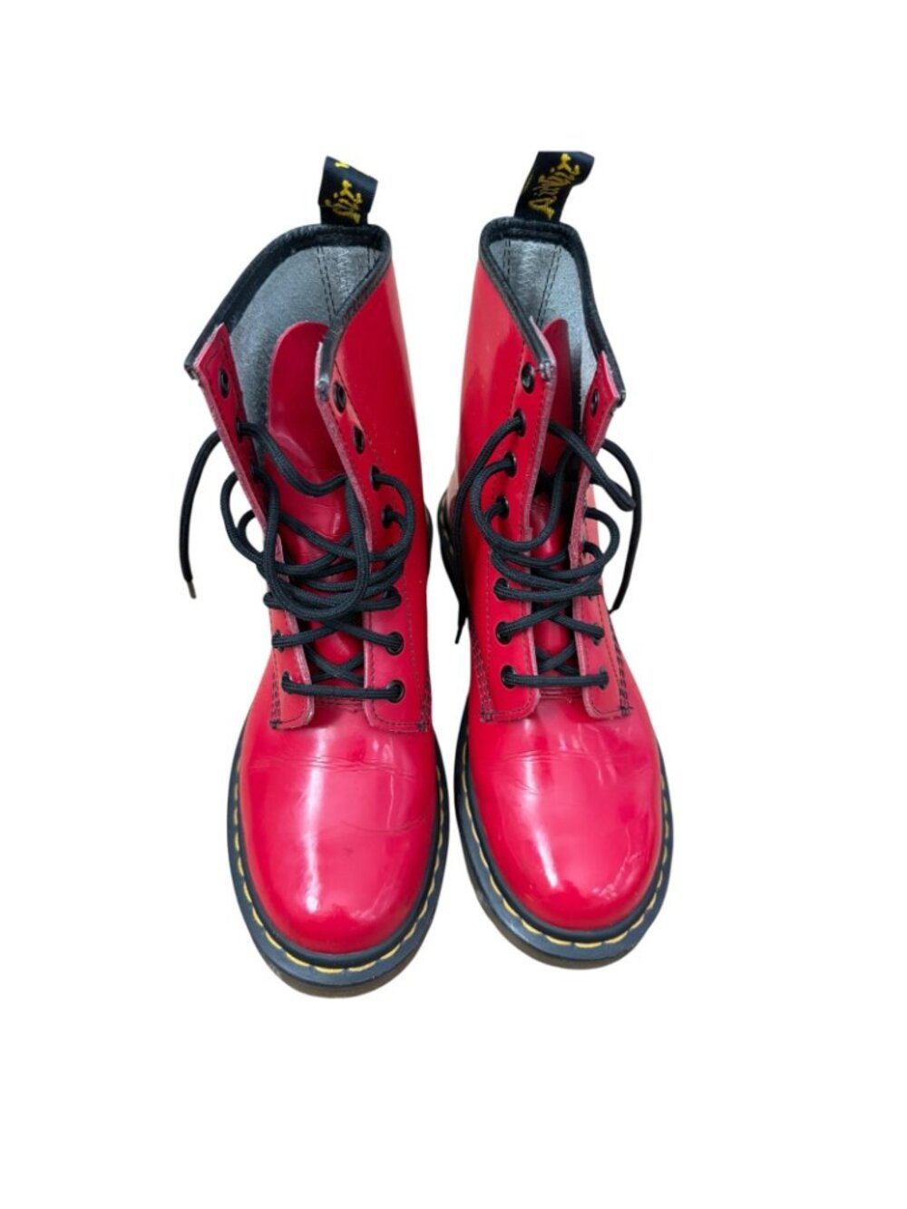 Dr. Martens 1460 Pascal Cherry Red 8-Eye Boots US 7 EU 38